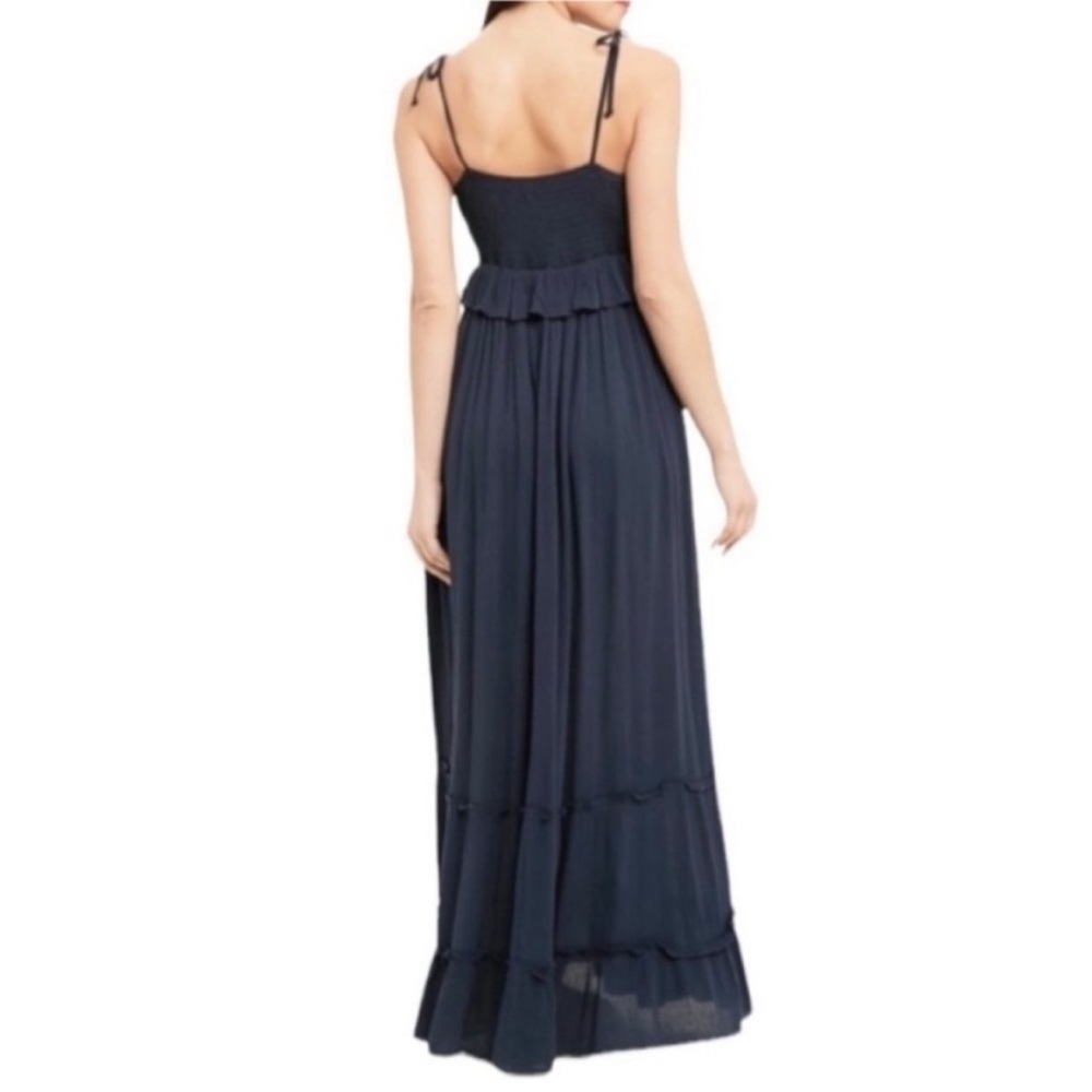 WISHLIST ruffles maxi dress M blue - Picture 3 of 7